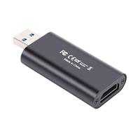 Denash Tarjeta de Captura de Vídeo 4K 30Hz USB 3,0 a Dispositivo de Captura USB con Baja Latencia para Streaming Gaming PC Switch OBS
