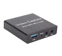 Denash Tarjeta de Captura de Video 4K con Bucle, Compatible con, Sistemas OS X para Juegos de Transmisión, Educación, Presentación en Vivo