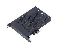 Denash Tarjeta de Grabación de Video PCIe Interna 4K para para para, PC Gaming Optimized, Aleación de Aluminio Negro, con Instrucciones de Funcionamiento