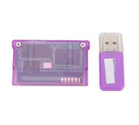 Denash Tarjeta de Memoria Flash, Compatible con SP IDs NDSL Lite, Adaptador de Tarjeta de Microalmacenamiento de Alta Velocidad con Lector de Tarjetas, Admite Memoria de 2 GB hasta