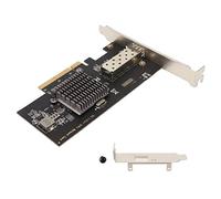 Denash Tarjeta de Red PCI Express X8 de Alto Rendimiento SFP 10 GB para Chipset 82599, Adaptador de Red para para, Adecuado para Servidores y Estaciones de Trabajo