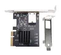 Denash Tarjeta de Red PCIe de 10 Gbps Adaptador Ethernet 10G Nic PCI Express de 10 Gigabit con Chip Realtek RTL8127AT para Servidor de Escritorio PC NAS