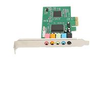 Denash Tarjeta de Sonido PCIe con Tecnología EAX Soporte DirectSound 3D 5 1 Canal Card de Sonido para PC Computer Game Entusiasists