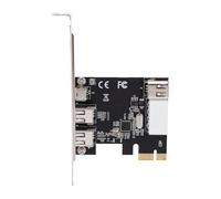Denash Tarjeta Firewire 1394A PCI Express 4 Puertos para Captura de Video en Tiempo Real con Cable Incluido