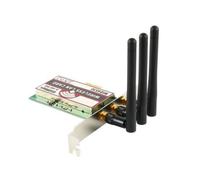 Denash Tarjeta WiFi de Doble Banda, Adaptador de Red Inalámbrico PCIE 2,4G 5G para PC, con Soporte de Placa Base Anti-Quemaduras y Función de Escudo (como se Muestra)