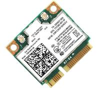 Denash Tarjeta WiFi Inalámbrica Mini PCI-E de Doble Banda de 300Mbps 7260HMW NB, Fácil de Instalar con Tornillos, Adecuada para Tableros de Control Industrial, Reproductores Publicitarios