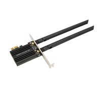 Denash Tarjeta WiFi Inalámbrica, Ranura 6E PCIE 5.2 Tarjeta de Red Inalámbrica 5GHZ 6GHZ 2.4GHZ Adaptador PCI Express de Alta Velocidad de Triple Banda para Computadora de Escritorio