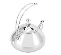 Denash Té de Acero Inoxidable Té Teekanne Filto de Hervidor de Agua Fría Coffee Bof (Plata 1.5L)