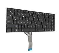 Denash Teclado de Reemplazo de la Computadora Portátil Duración 102 Botones para X554 X503m F555, Material de Aleación de Aluminio, Fácil Intercambio para Trabajadores de Oficina