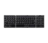 Denash Teclado, Estructura Oculta, Teclado Plegable Inalámbrico, Triple Pliegue Silencioso para el Trabajo (#2)