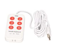 Denash Teclado Makro USB 6 Controladores Personalizados para Pruebas de Trabajo, Control de Instrumentos, Escaneo de Imágenes del Hospital