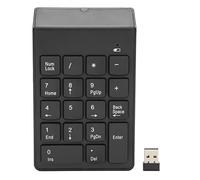 Denash Teclado Numérico Bluetooth, Teclado Numérico, Teclado Numérico Externo con 18 Teclas Cóncavas, Teclado de Contabilidad Financiera para Computadora Portátil de Escritorio