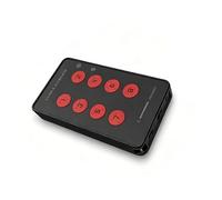 Denash Teclado Portátil Personalizable, 8 Teclas Programables con Triple Conectividad USB 2.4G BT, para Juegos, Trabajo, Control Industrial, Enseñanza Multimedia