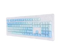 Denash Teclas de Bricolaje, 104 Teclas de Teclado de 2 Colores con Proceso de Teñido por Inmersión, Personalizadas de Material PBT Translúcido para la Mayoría de los Teclados Mecánicos de 61, 8