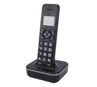 Denash Teléfono Inalámbrico para el Hogar con Pantalla LCD Retroiluminada Botones Grandes Bloqueador de Llamadas 10 Tonos de Llamada Bloqueo de Teclado Indicador LED para una Fácil (Enchufe de la UE)