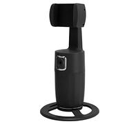 Denash Trípode de Seguimiento de la Cara Automática 360 Grados Rotación Soporte de Teléfono Inteligente para Zoom de Transmisión de Video en Vivo, Material ABS (Black)