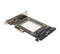 Denash U.2 hasta el Adaptador PCIe Transmisión Rápida Portátil -SD Tarjeta de Expansión Compatible con Placa Base PCIe 3.0, Transmisión de Datos Rápidos