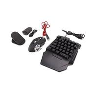 Denash Una Mano con el Retroiluminado en los Juegos de Mandrel para Juegos PUBG con Una Luz LED RVB Adaptada a iOS (11-13.3), Material de Harmonyos ABS