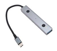 Denash USB2.0 AI Hub, Transcripción de Voz en Tiempo Real Traducción Multilingüe Diseño Ligero con Estilo para Computadoras Portátiles de Escritorio Tabletas