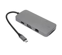 Denash USB3 Multiport.0 Estación de Origen con 10 Adaptador en 1 para AndRiod, USB G Gray Gris USB C para Uso (Grey)