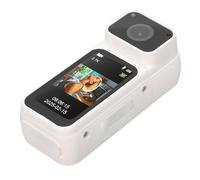 Denash Videocámara Portátil POV, Cámara de Acción para Pulgar de 2,7 K, Portátil con Cordón Magnético, Rotación de 180 Grados, WiFi, Tipo C, para Trabajo, Viajes, Paseo de Mascotas (White)