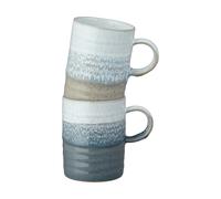 Denby Tazas Kiln Accents 40 cl. 2 piezas Taupe-slate