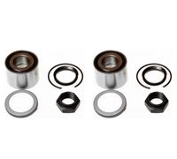 DENCKERMANN 2x Cubo Kit Cojinete de Rueda Trasero para Peugeot 206 Sedán 206+ 2A
