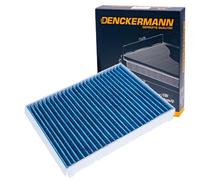 DENCKERMANN Filtro aire habitáculo Filtro de carbón activado, Con plata, Filtro partículas finas (PM 2.5), con efecto bactericida, con efecto fungicida, Vorfilter M110942A