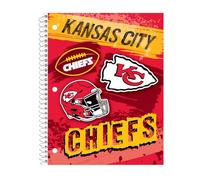 Denco Kansas City Chiefs Spiral Spiral Notebook - Official NFL 10 x 8.5 Inch College Ruled Notebook, Football Team School Notebook for Work, School & Office