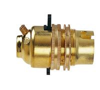 Dencon BC Portalámparas de latón 1/2 "Switched con tierra interruptor de seguridad * rápido Post *
