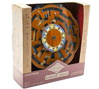 Dendera Zodiac - Rompecabezas de Madera basado en el Cielo Nocturno Acient, Medio difícil, Gira el Laberinto para Abrir nuevos Caminos para Que Ambos rodamientos de Bolas naveguen a través de un Mapa