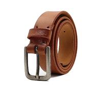 Deneau London Cinturón de piel auténtica para mujer, hecho a mano para jeans y uso casual, caja de regalo de lujo, vintage de moda, canela, M