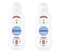 Denenes Atopic - Gel Champú con Algodón Ecológico, Hidrata y Alivia, Sin Sulfatos, Apto para Pieles Sensibles y Atópicas, con 93% de Ingredientes de Origen Natural - 600 ml (Paquete de 2)