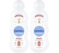 Denenes Atopic Gel Champú Infantil para Pieles Atópicas y Sensibles | Formula enriched with organic cotton and 93% of ingredients of natural origin