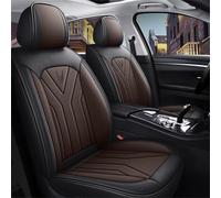 DENGFU Fundas de asiento de coche universales para Kia All Models Ceed Sportage Sorento Rio Optima Cerato K2 K3 K4 K5 accesorios de coche, color marrón