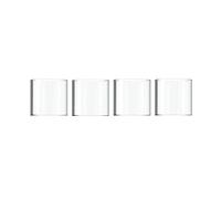 Denghui-ec, 4/3 unids Reemplazo Tubo del Tanque de Vidrio for Uwell Nunchaku Tanque Joyetech Procore X Bulbo Extender el Tubo de Vidrio atomizador Tanque, Sin Tabaco ni nicotina