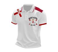 DENGJIAMY - Camisas patrióticas del 4 de julio para hombre, camisas de golf patrióticas con bandera cristiana y cruz americana, camiseta polo de Estados Unidos, camiseta de verano con fe de Jesús