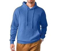 DENGJIAMY - Sudadera con capucha para hombre, talla grande, con cordón, ropa de calle, a la moda, casual, ligera, de manga larga para hombre, Z15 Azul, 3XL