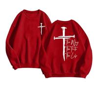 DENGJIAMY - Sudaderas cristianas para hombre, ropa de fe de Jesús, a la moda, clásica, con gráfico cruzado, camisa de primavera de moda, camisa de manga larga para hombre, Vino, 3XL