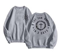 DENGJIAMY - Sudaderas cristianas para hombre, ropa de fe de Jesús, a la moda, clásica, con gráfico cruzado, camisa de primavera de moda, camiseta de manga larga para hombre, Z11 Gris, 3XL