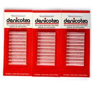 DENICOTEA Filtros delgados de 6 mm para soporte de cigarrillos Denicotea - total 3 x 10 filtros