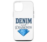 Denim And Diamonds - Men Woman Kids Carcasa para iPhone 12/12 Pro