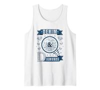 Denim and Diamonds Western Cowgirl Glam Style para Mujeres y Camiseta sin Mangas