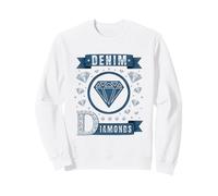 Denim and Diamonds Western Cowgirl Glam Style para Mujeres y Sudadera