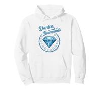 Denim and Diamonds Western Cowgirl Glam Style para Mujeres y Sudadera con Capucha