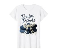 Denim and Pearls Country Western Outfit Style Jeans Mujer Camiseta