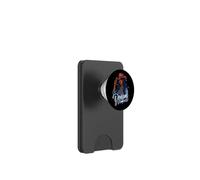 Denim Diamantes Black Mujer Africana Melanina Vaquera PopSockets PopWallet para MagSafe