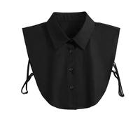 Denim Fake Collar for Women Detachable Dickey Half Shirts Blouse | False Lapel for Sweaters Dresses Costume (E)