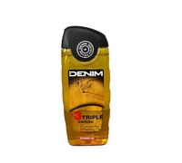 Denim Gel de ducha, 250 ml, dorado, 3 unidades (3 x 250 ml)