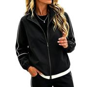 Denim Jackets Outdoor Stand Collar Windbreaker Casual Coat Autumn Lightweig | Chaquetones Azul Marino Mujer Largas Camel Snowboard Etiqueta Ternos Hilo Reversible Palitos Jaspeado Print